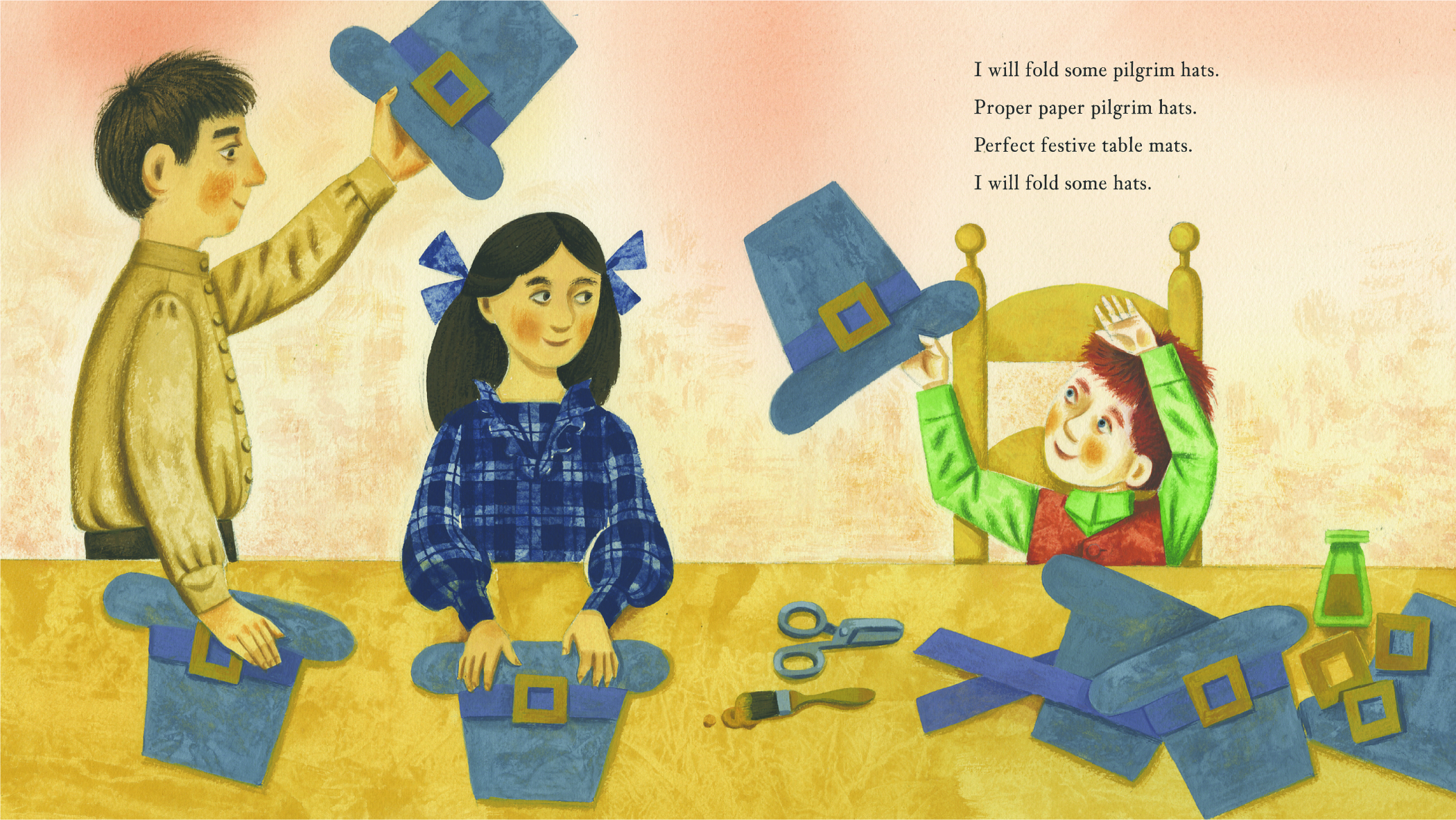 Sharing The Bread Thanksgiving Read Aloud Food Drive Place Settings